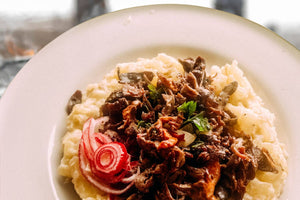 Renskav med krämig potatismos