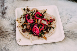 Renskav i Gáhkku samisk glödkaka