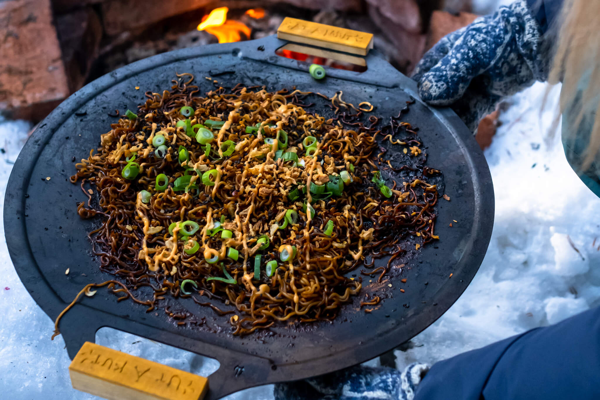 Fire Ramen - Recept för att laga mat utomhus på stekhäll
