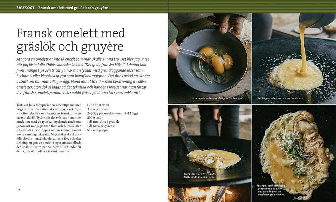 Laga mat på stekhäll