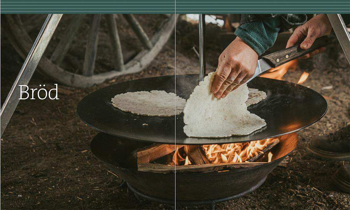 Laga mat på stekhäll