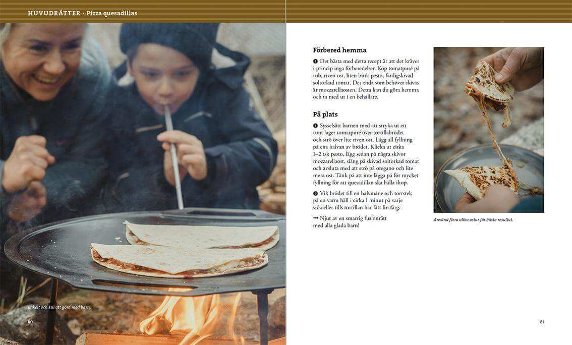 Laga mat på stekhäll