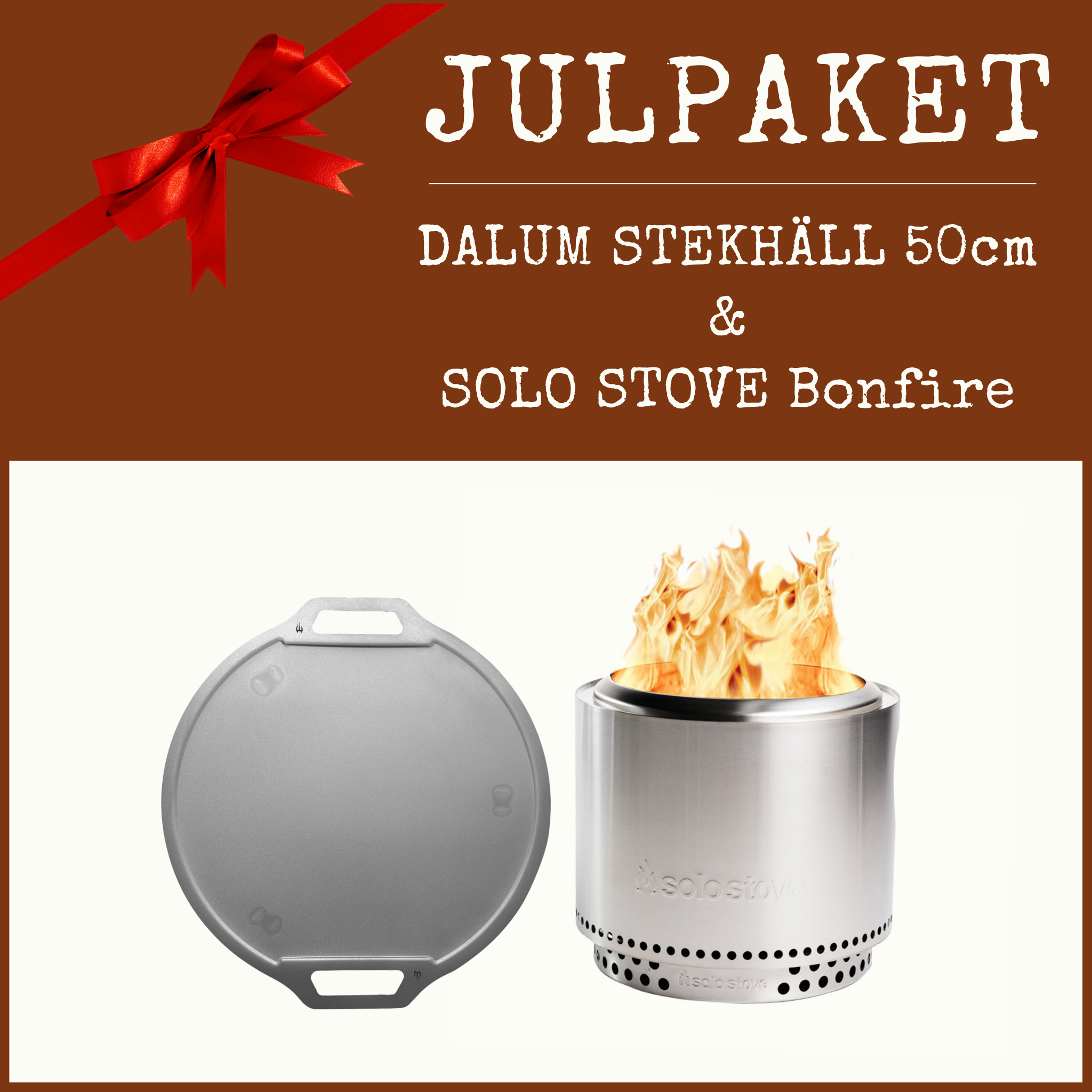 Julpaket Stekhäll 50cm och Solo Stove Bonfire