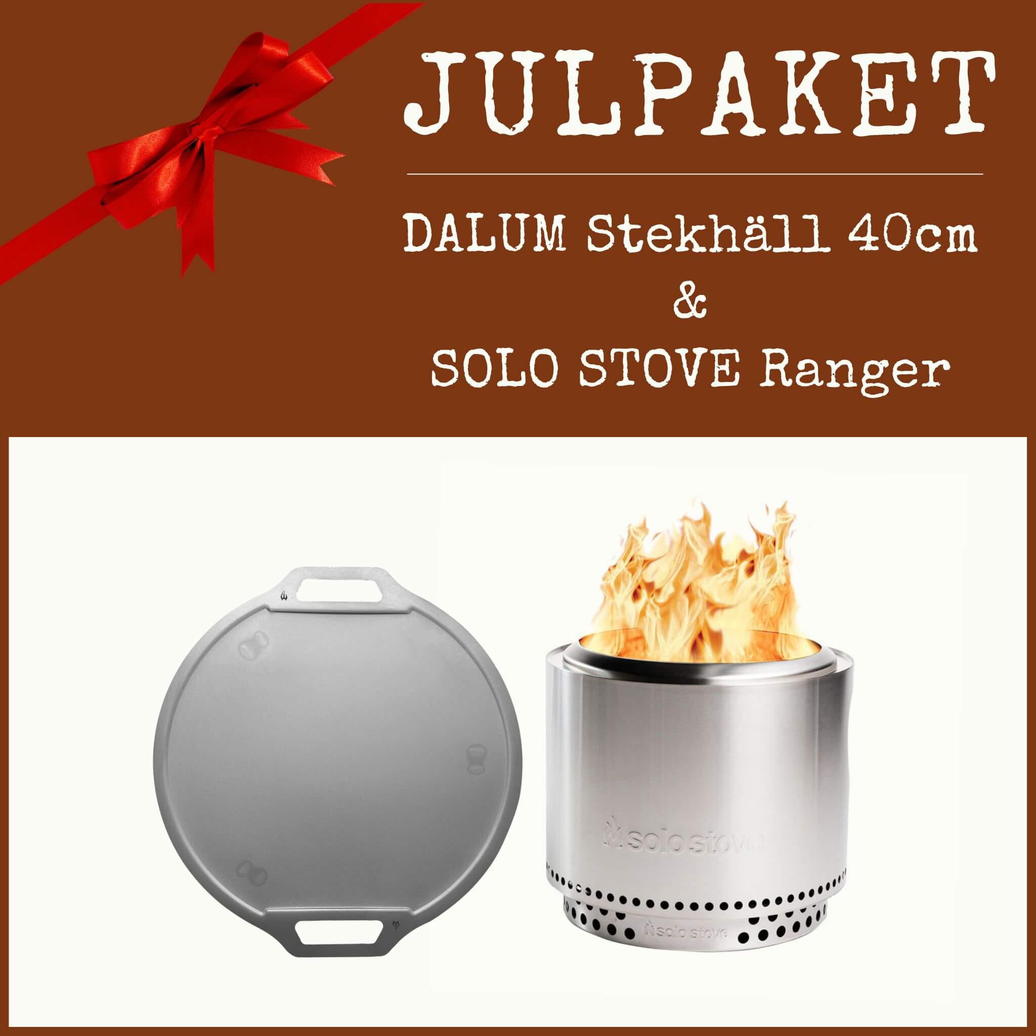 Julpaket Stekhäll 40cm och Solo Stove Ranger