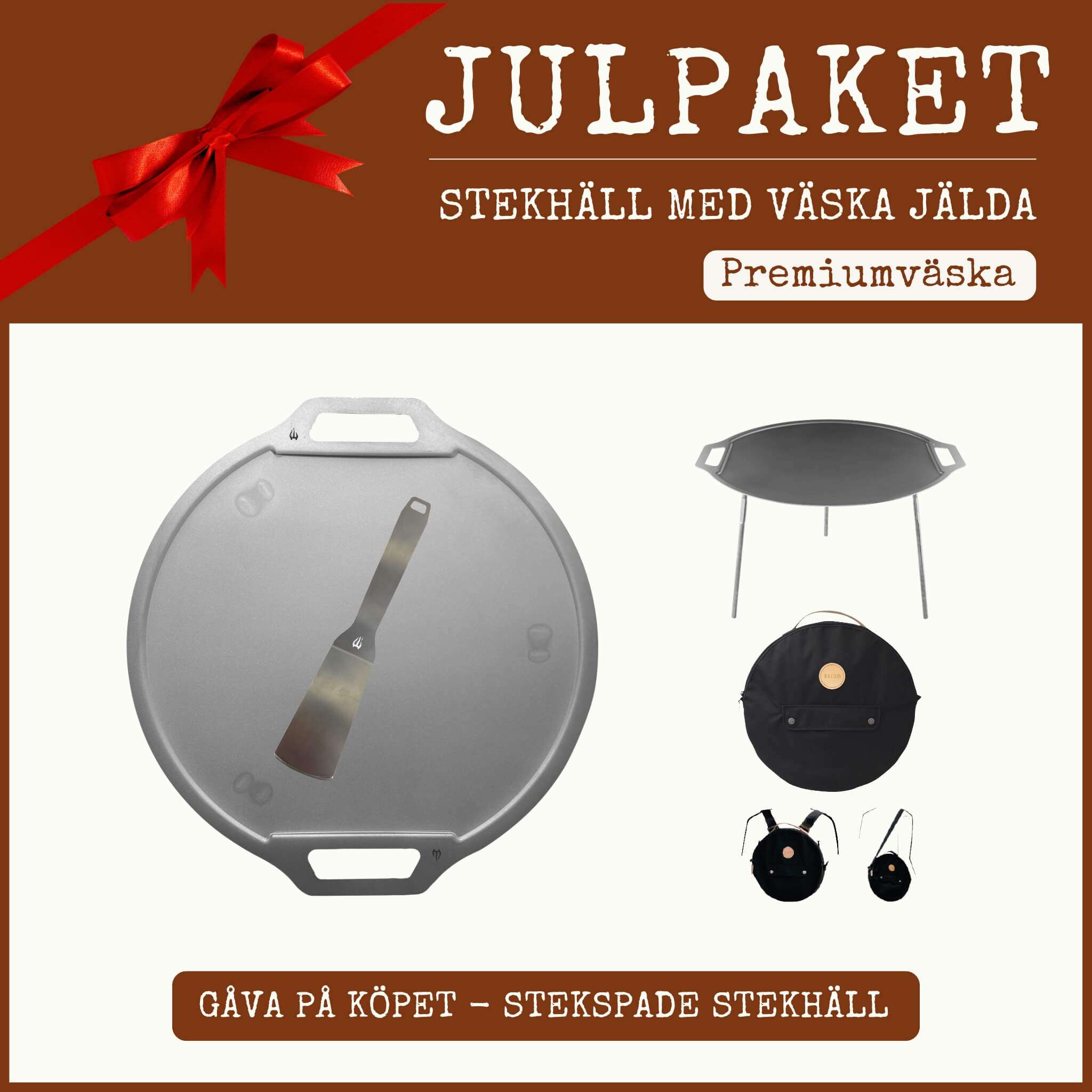 Julpaket Stekhäll med väska Jälda (Värde 179 SEK)
