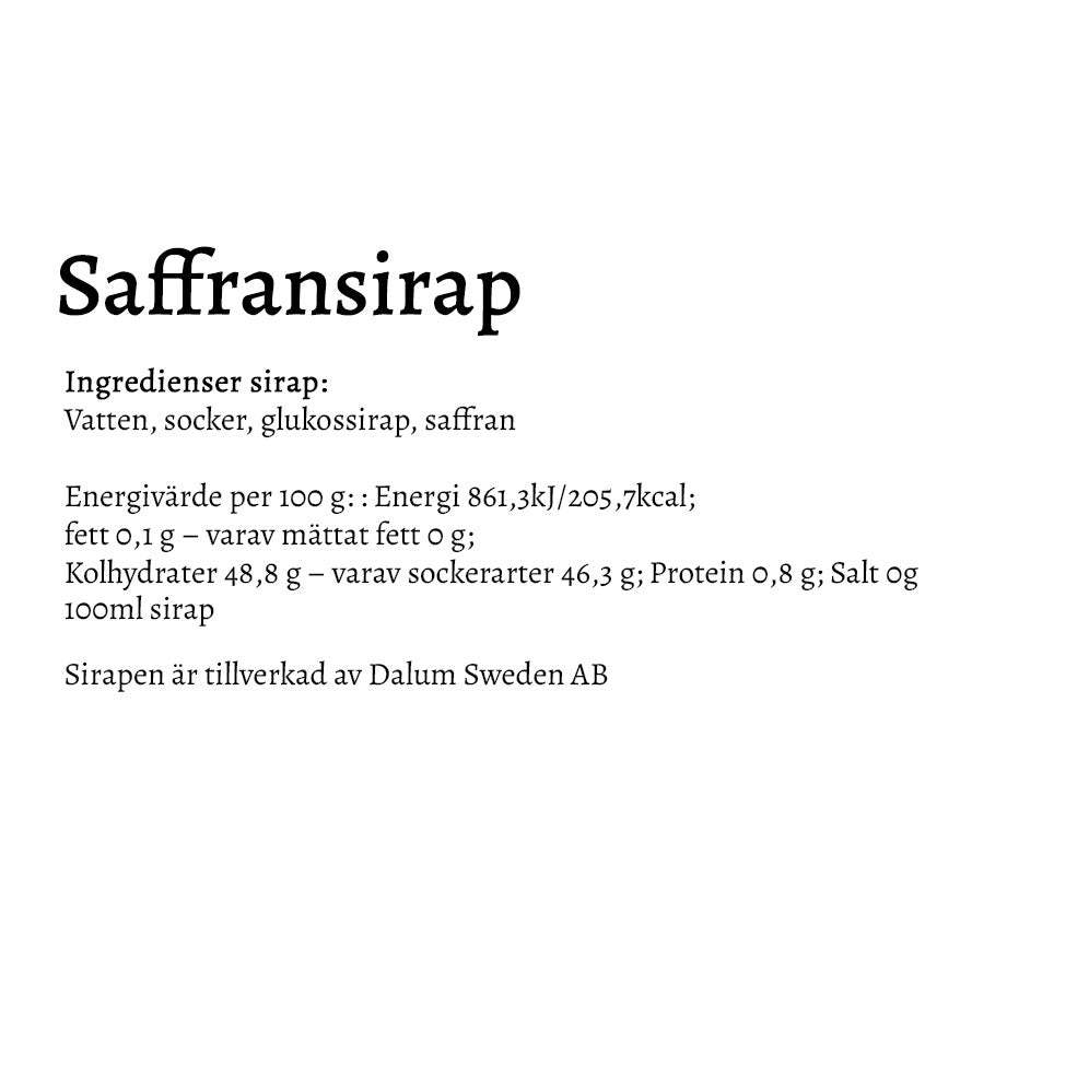Saffransirap