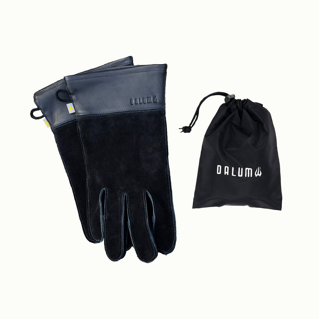 Stekhällshandske med förvaringspåse